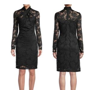 Elie Tehari Black Lace Dress